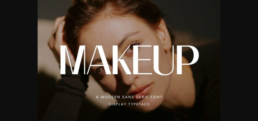Makeup Font Poster 3