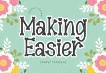 Making Easier Font Poster 1