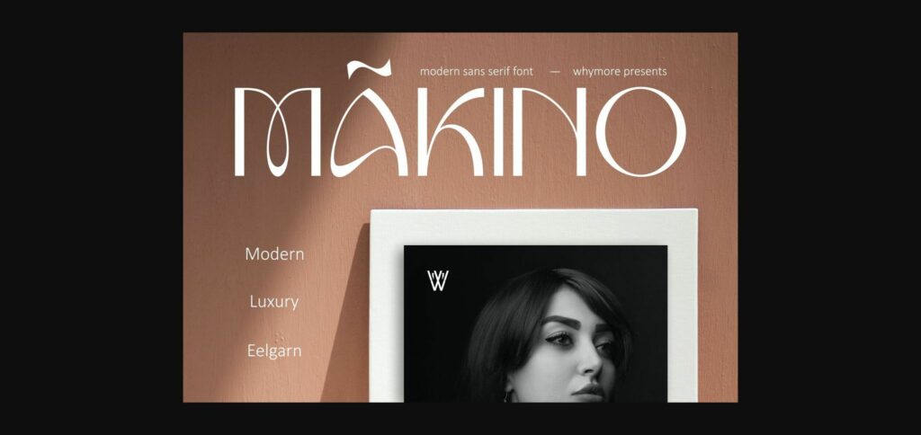 Makino Font Poster 3