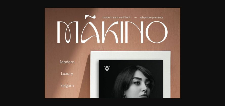 Makino Font Poster 3