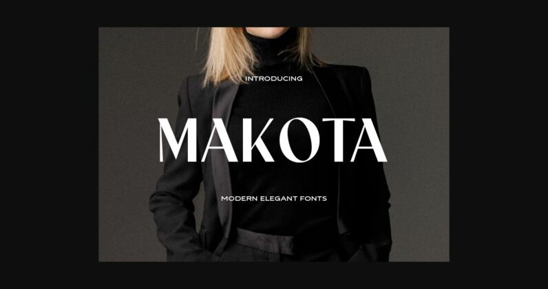 Makota Font Poster 3