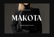 Makota Font Poster 1