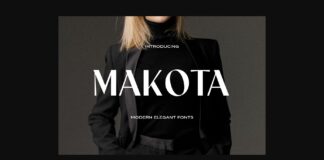 Makota Font Poster 1