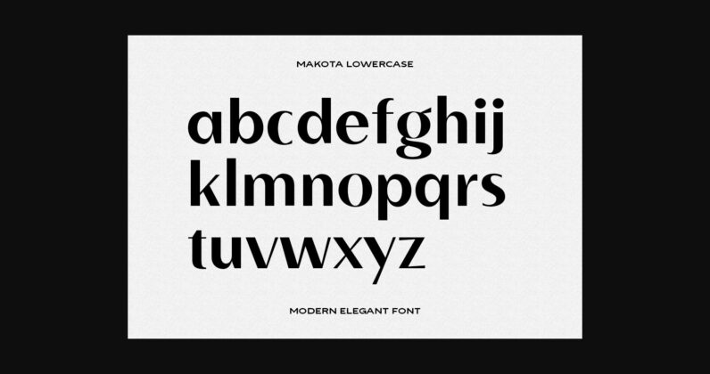 Makota Font Poster 11