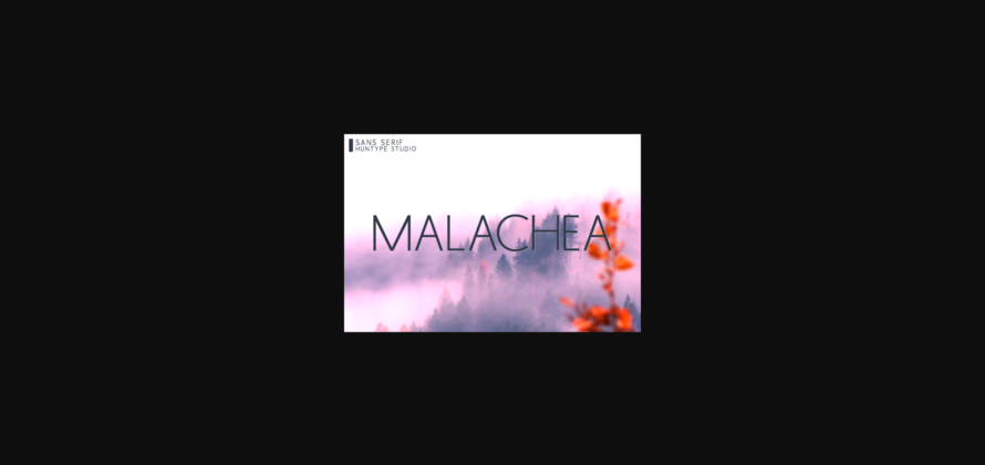 Malachea Font Poster 3