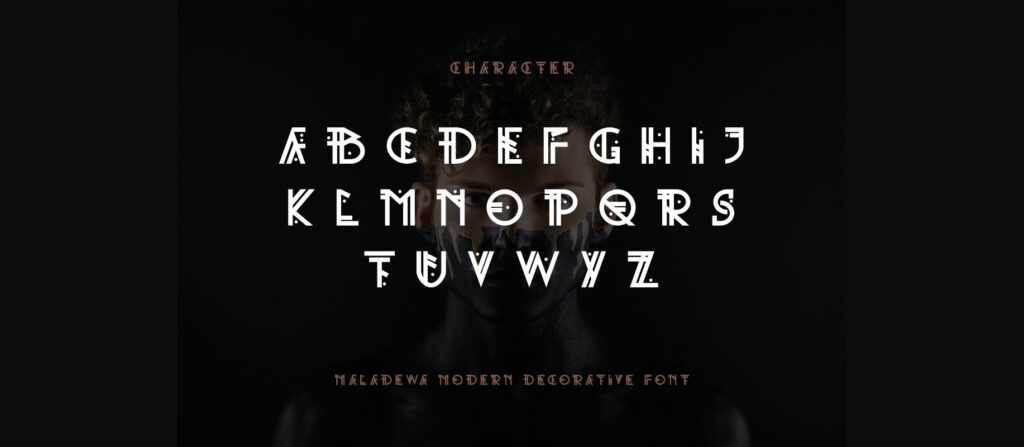 Maladewa - Display Decorative Font Poster 8