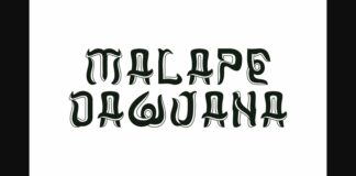 Malape Dawuana Font Poster 1