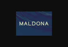 Maldona Font Poster 1