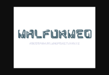 Malformed Font Poster 1