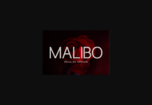 Malibo Regular Font Poster 1