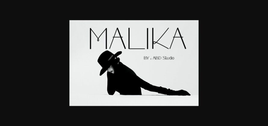 Malika Font Poster 3