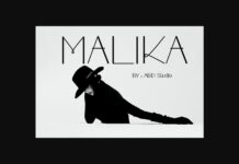 Malika Font Poster 1