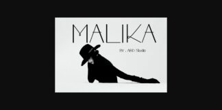 Malika Font Poster 1
