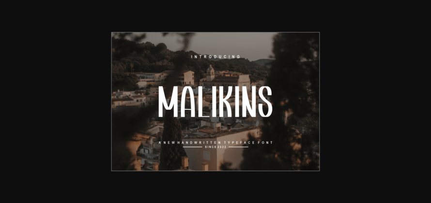 Malikins Font Poster 1