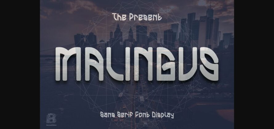 Malingus Font Poster 3