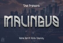 Malingus Font Poster 1