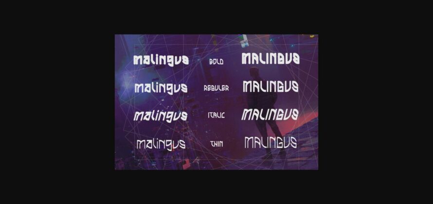 Malingus Font Poster 6