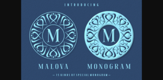 Malova Font Poster 1