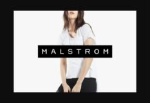 Malstrom Font Poster 1