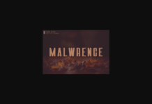 Malwrence Font Poster 1