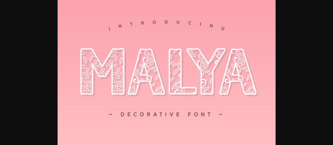 Malya Font Poster 3