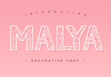 Malya Font Poster 1