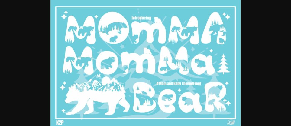 Mama Bear Font Poster 3