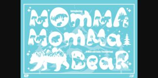 Mama Bear Font Poster 1