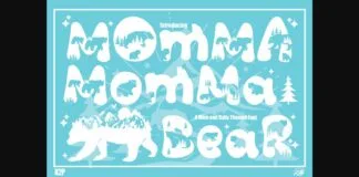 Mama Bear Font Poster 1