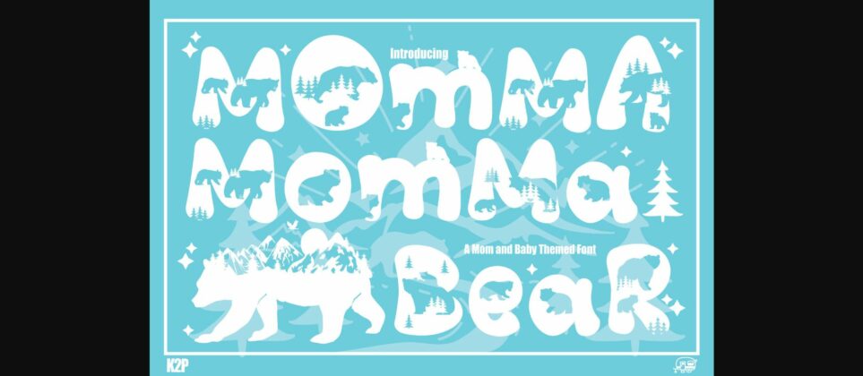 Mama Bear Font Poster 1