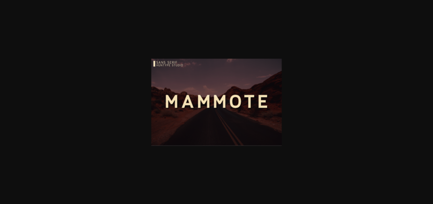 Mammote Font Poster 3