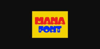 Mana Font Poster 1