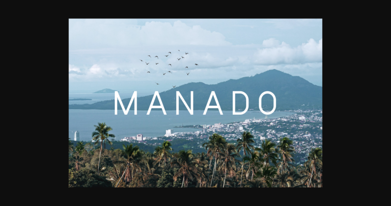 Manado Font Poster 2