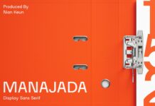 Manajada Font Poster 1