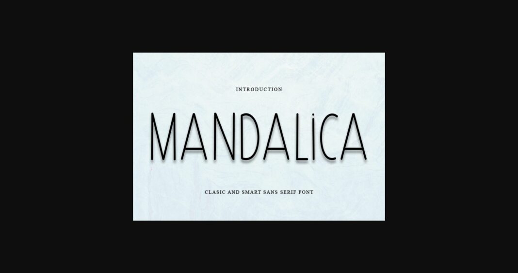 Mandalica Font Poster 1