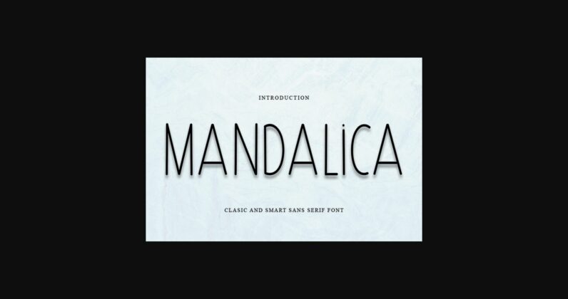 Mandalica Font Poster 1