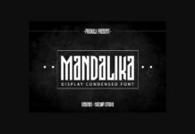 Mandalika Font Poster 1