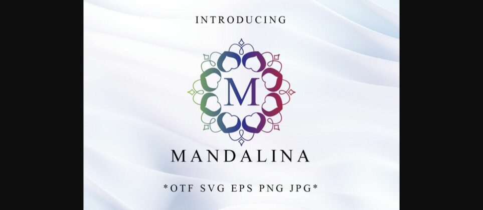 Mandalina Font Poster 3