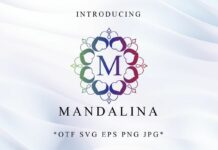 Mandalina Font Poster 1