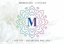 Mandalove Font Poster 1