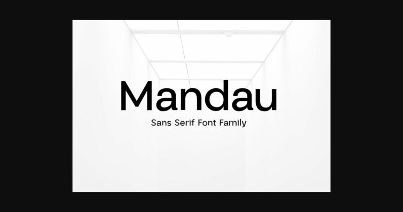 Mandau Font Poster 3