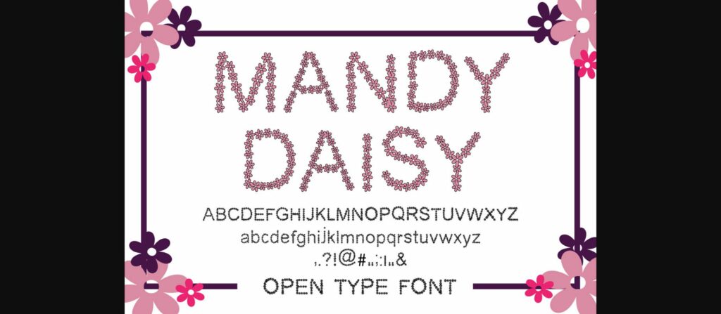 Mandy Daisy Font Poster 3