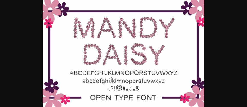 Mandy Daisy Font Poster 3