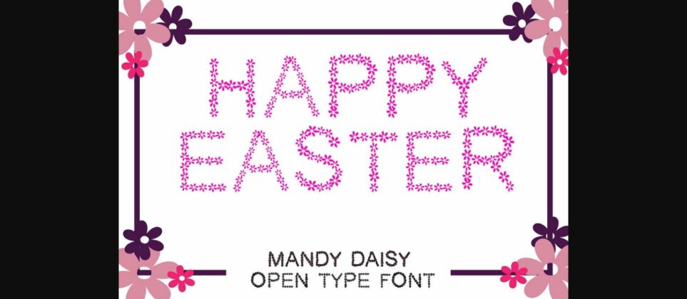 Mandy Daisy Font Poster 4