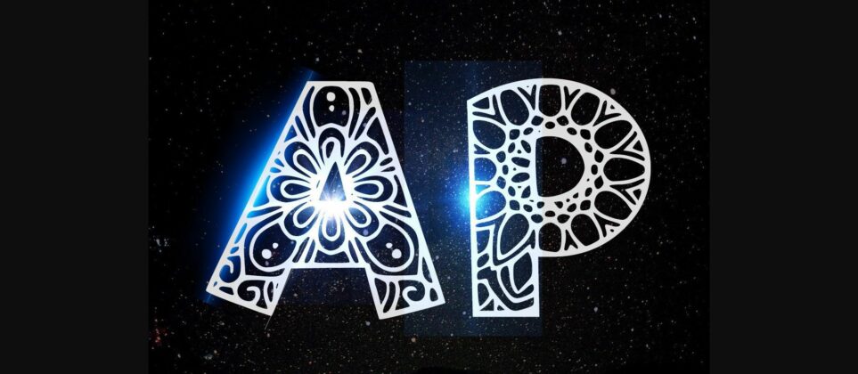 Mandy Decor Font Poster 9