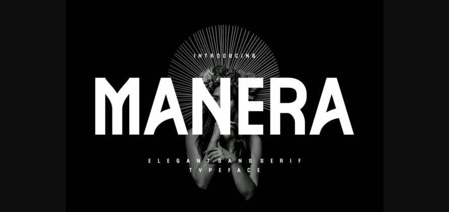 Manera Font Poster 1