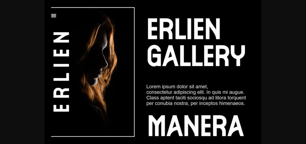 Manera Font Poster 4