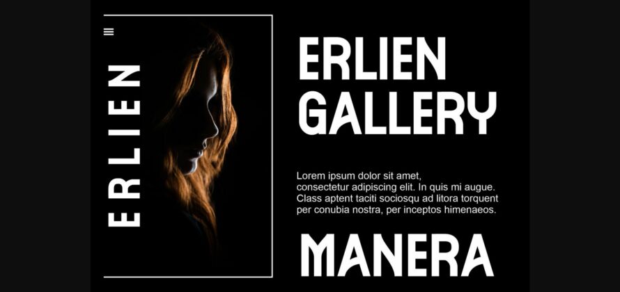 Manera Font Poster 4