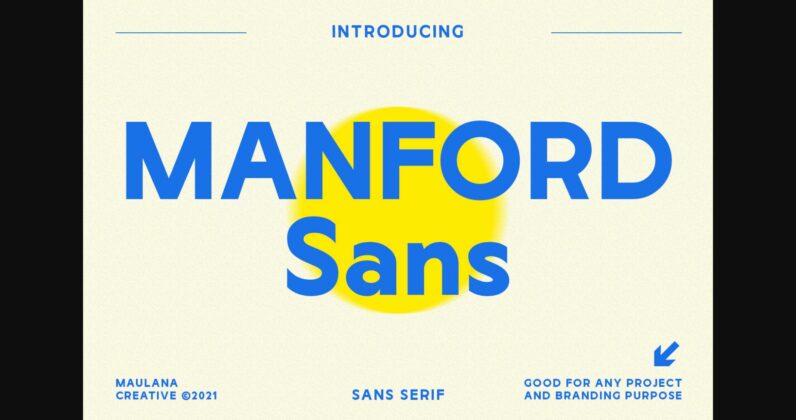 Manford Font Poster 3