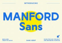 Manford Font Poster 1